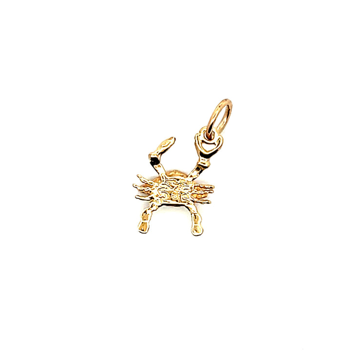 Estate 14K Yellow Gold Crab Charm
