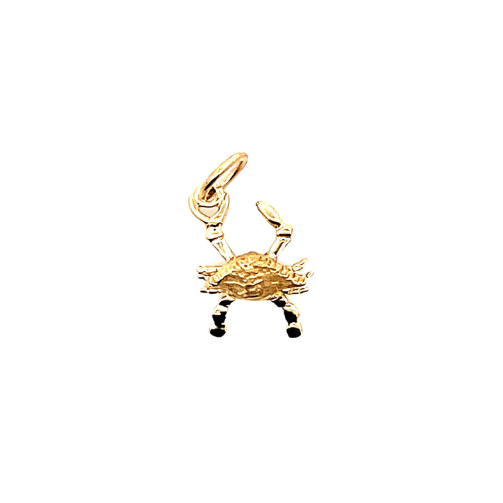 Estate 14K Yellow Gold Crab Charm