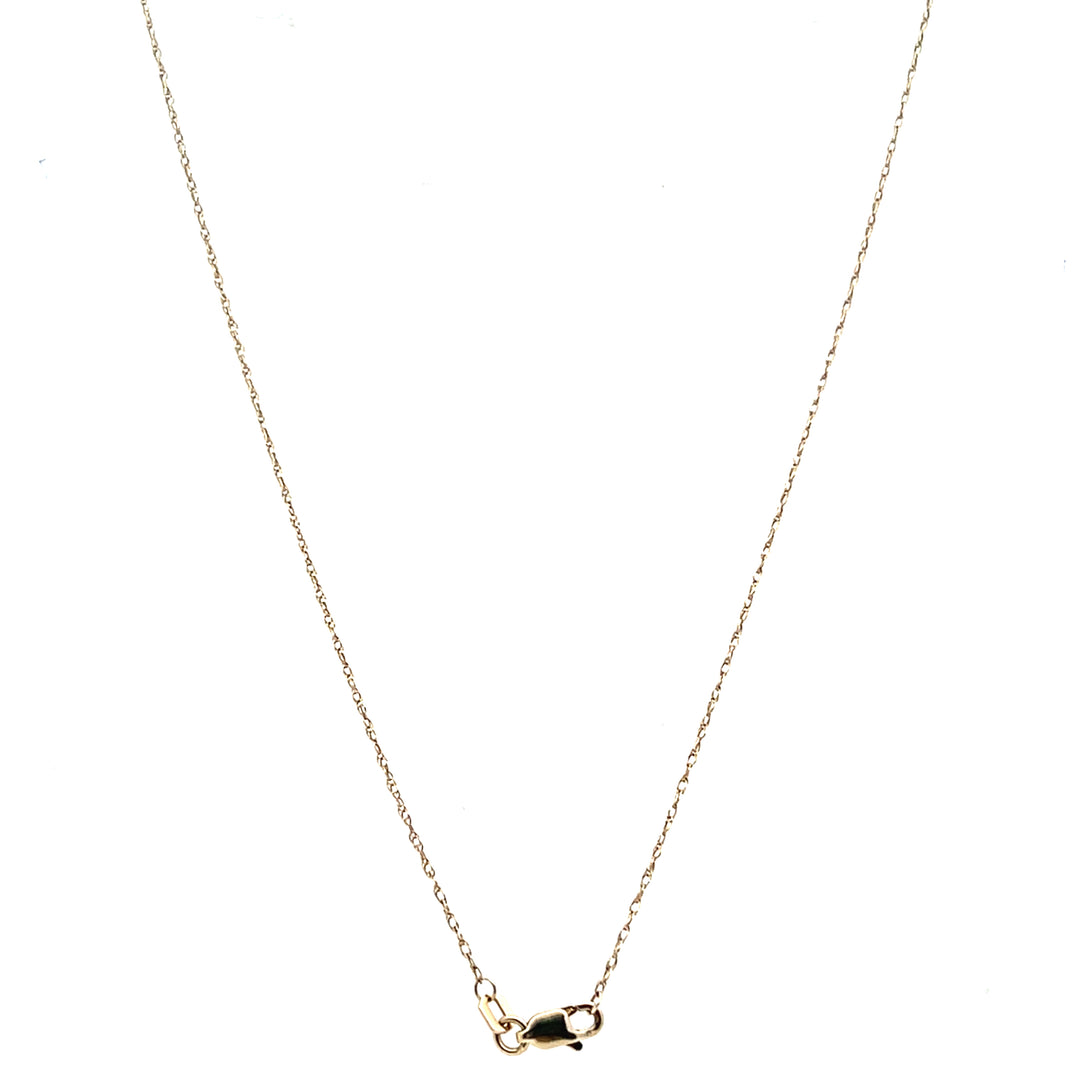 Estate 14K Yellow Gold Twisted Wheat Chain Necklace