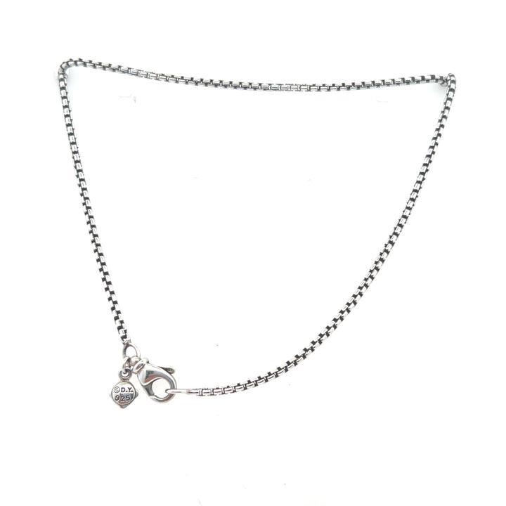 Estate David Yurman Sterling Silver Citrine, Hematite & Diamond Chatelaine Station Necklace