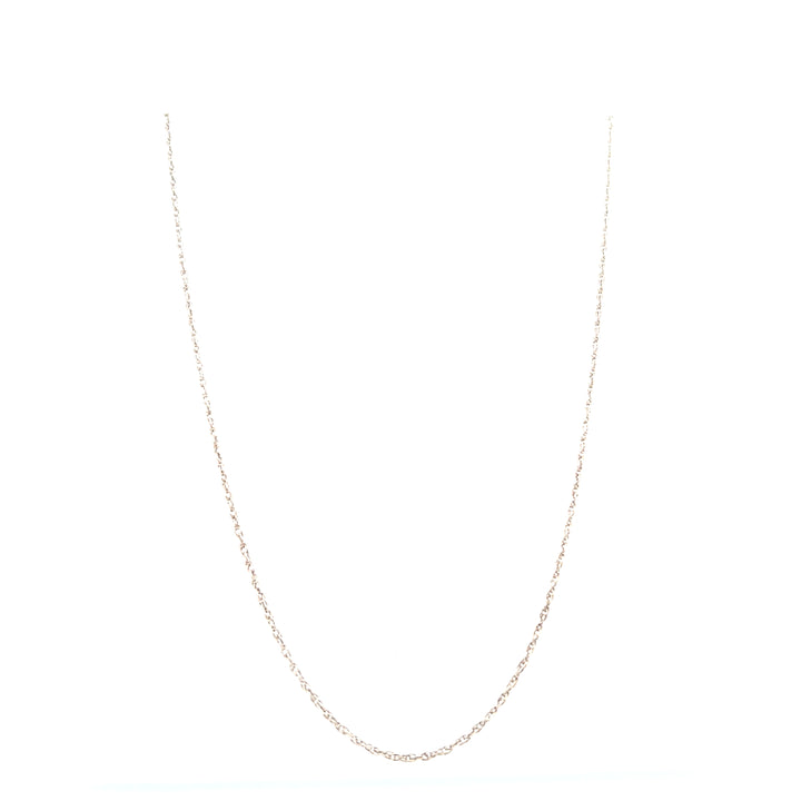 Estate Sterling Silver 1.15MM Wheat Chain Necklace