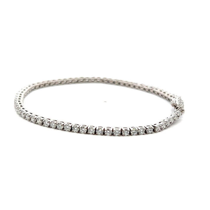Sterling Silver 3.00CTW Lab-Grown Diamond Tennis Bracelet