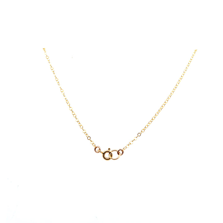Yellow Gold Filled Open Freeform Circle Link Necklace