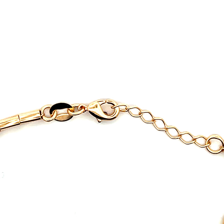 14K Yellow Gold Filled Tube Bead Bracelet