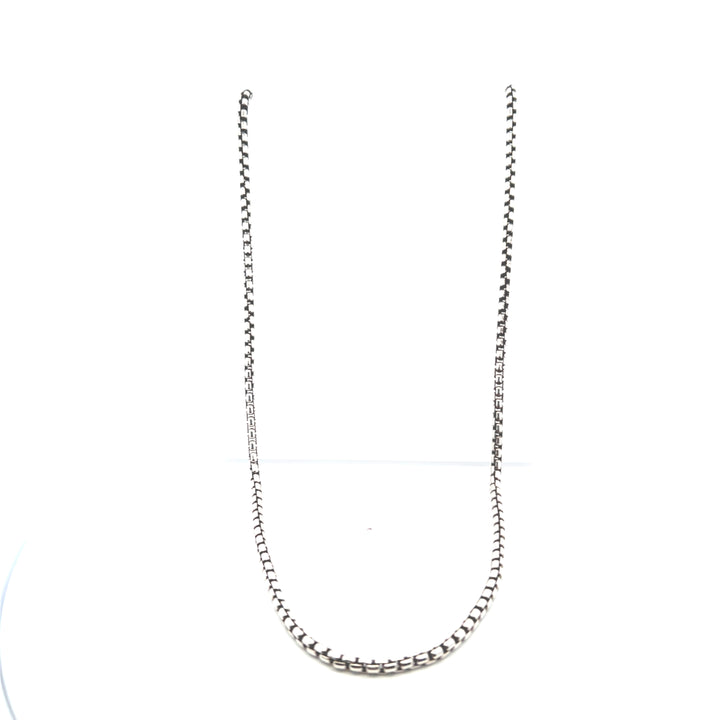 Sterling Silver 3.6MM Box Chain Necklace by David Yurman