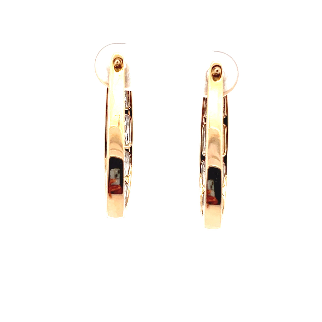 Estate Sterling Silver Oval Turquoise Drop Studs, Vintage