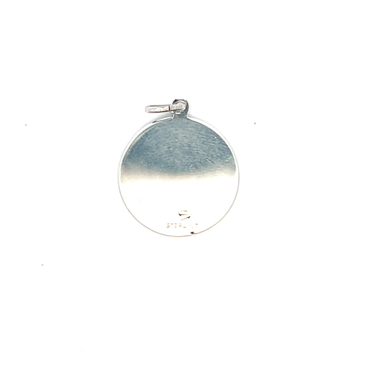 Estate Sterling Silver Sagittarius Disc Charm