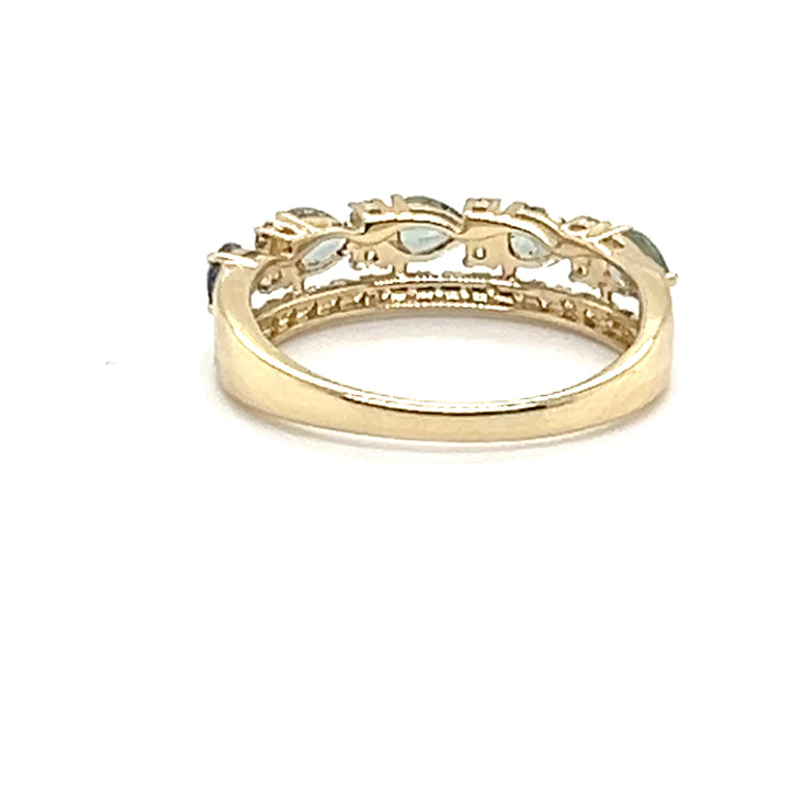Le Vian 14K Yellow Gold Natural Montana Sapphire and Diamond Ring