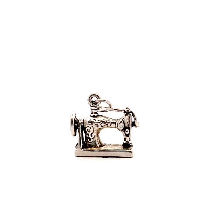 Estate Sterling Silver Sewing Machine Charm