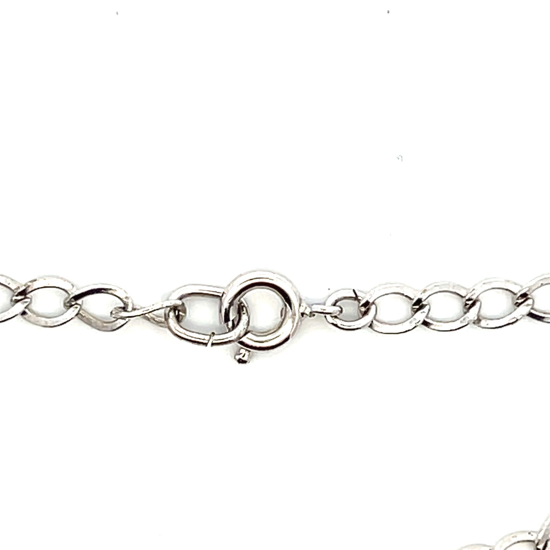 Estate Sterling Silver Charm Bracelet with Horse Charm