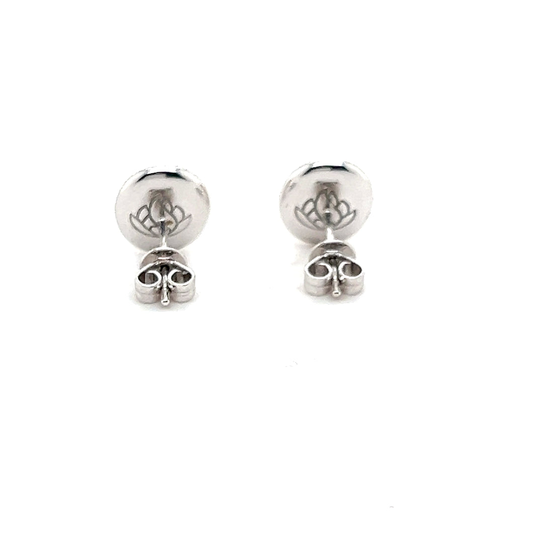 Estate 14k White Gold 2.64tcw Ethiopian Opal and 0.17tcw Diamond Halo Earrings, Contemporary