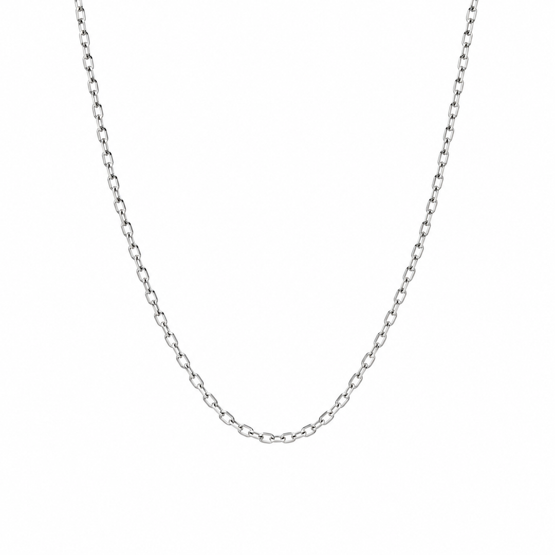 Estate Sterling Silver Cable Chain Necklace