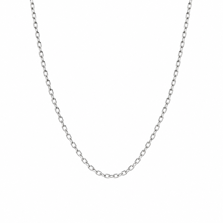 Estate Sterling Silver Cable Chain Necklace