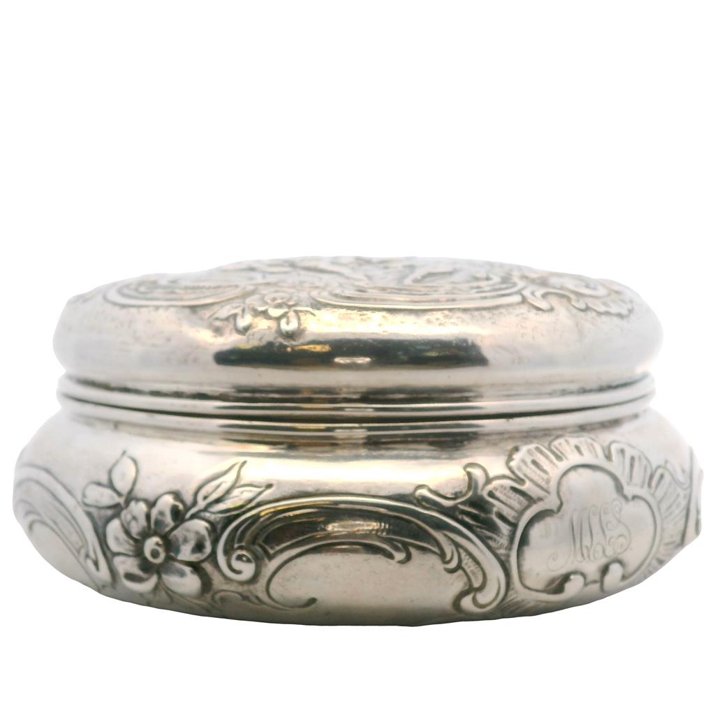 Estate Sterling Silver Dutch Repurposed Sugar Box Edwardian