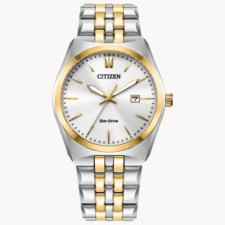 Stainless Steel Corso Eco-Drive Men's Two-Tone Watch by Citizen