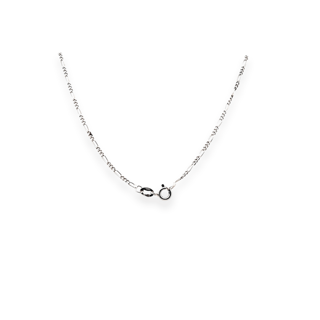 Estate Sterling Silver Oval Cabochon Larimar Necklace