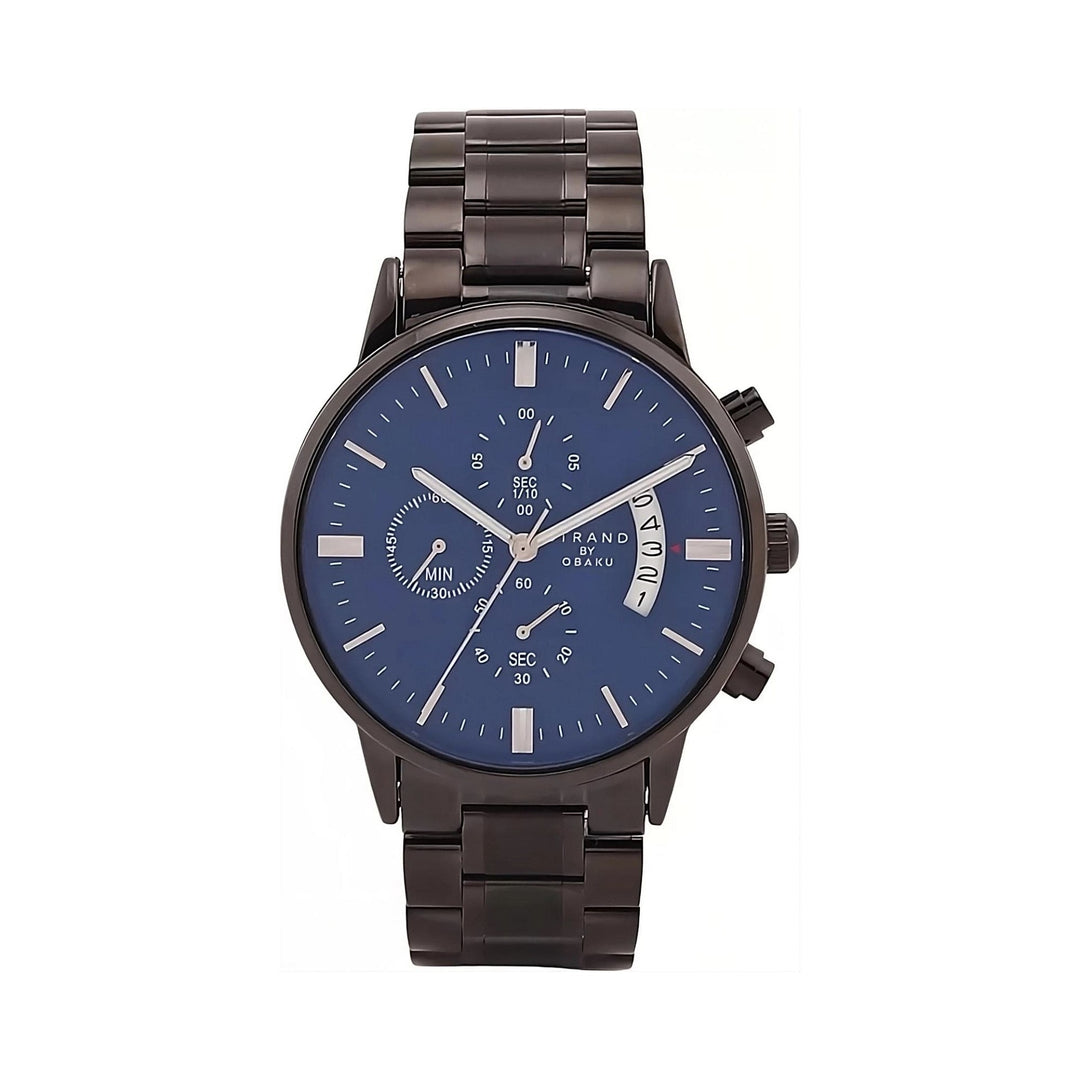 IP Black Montane Crow Men's Watch by Obaku