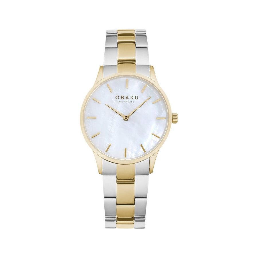 Lyng Lille Alabaster Women's Watch by Obaku