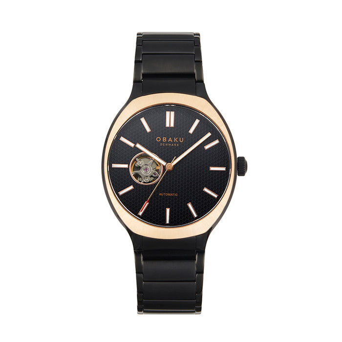 Styrke Ink Automatic Men's Watch by Obaku