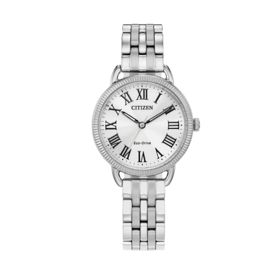 Stainless Steel Eco Drive Classic Coin Edge Watch by Citizen