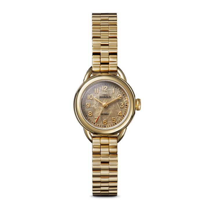 Shinola Runabout 3H 25mm Petoskey Women's Gold-Tone Watch
