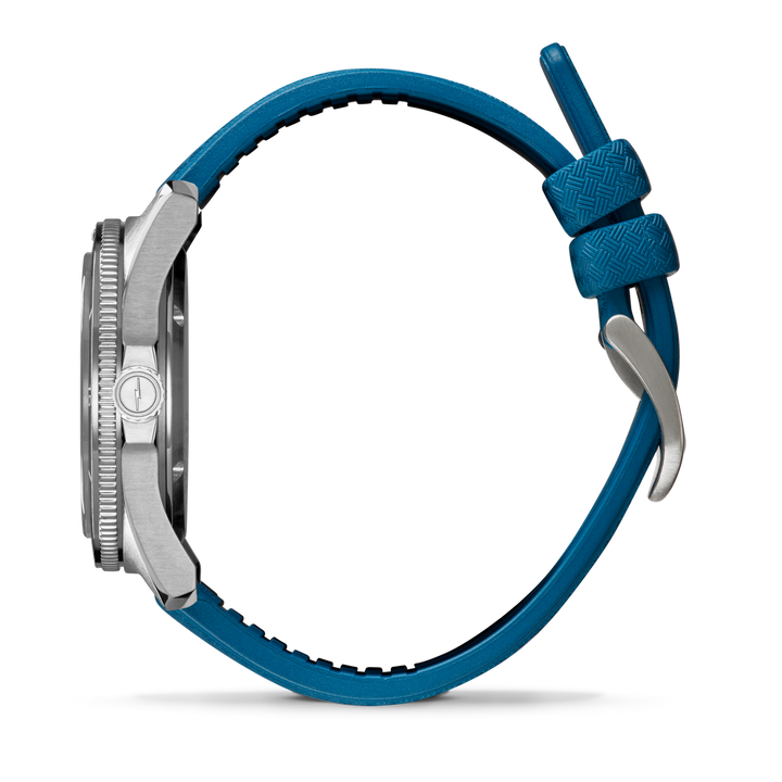 Shinola Duck 40mm Blue Dial Blue Rubber Strap Men's Watch