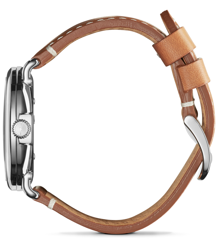 Shinola Runwell 41mm Green Dial Tan Leather Strap Men's Watch