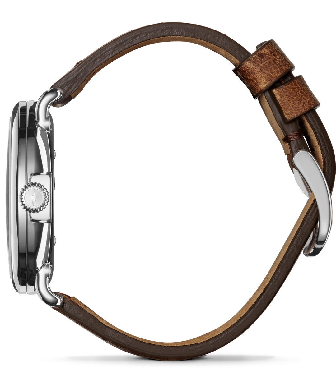 Shinola Runwell 41mm Blue Dial Tan Leather Strap Men's Watch