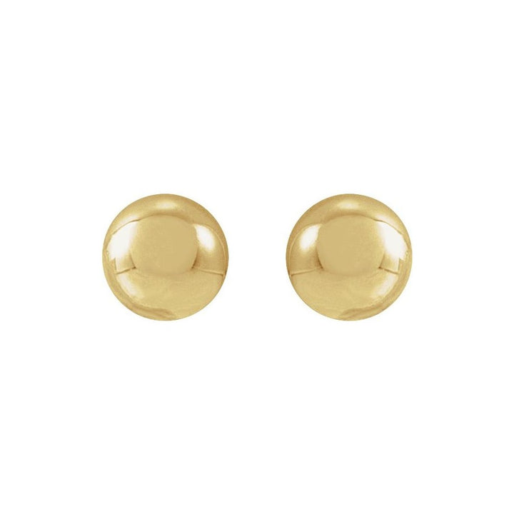 14K Yellow Gold Filled 3MM Ball Stud Earrings