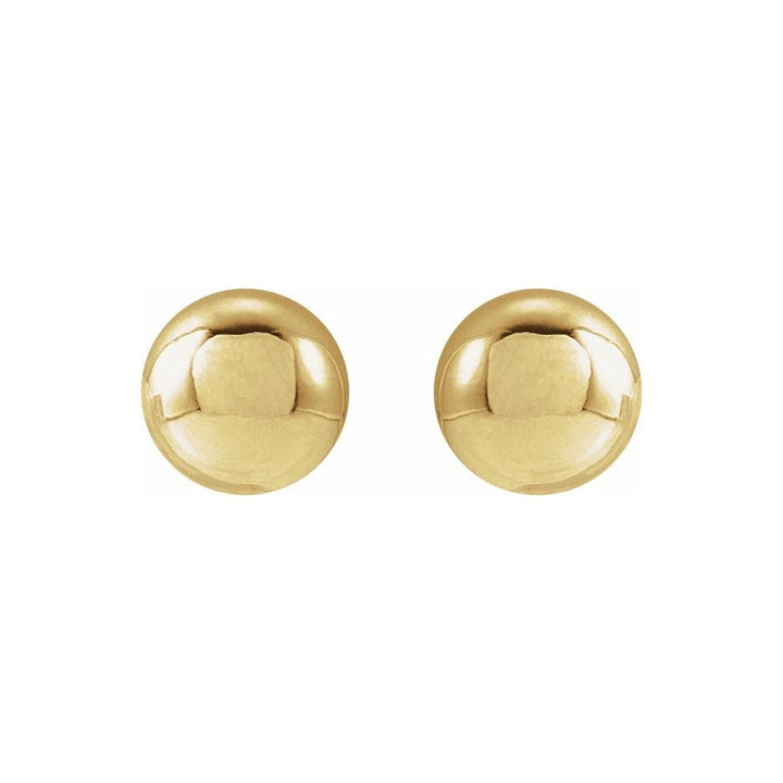 14K Yellow Gold Filled 5MM Ball Stud Earrings