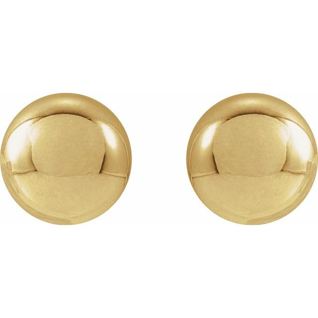 14KT Yellow Gold Filled Ball Stud Earrings