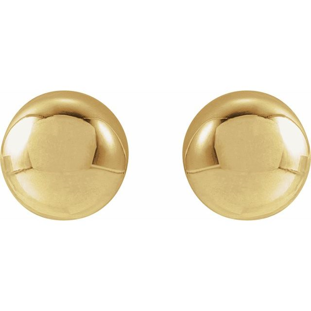 14KT Yellow Gold Filled Ball Stud Earrings