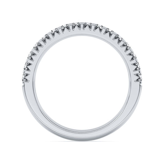 Platinum 3.28CTW Radiant Lab Diamond Classic Engagement Ring