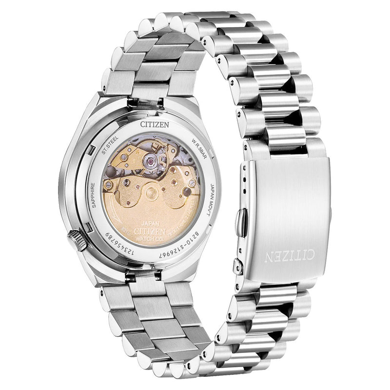 Stainless Steel Automatic Orange Tsuyosa Watch by Citizen