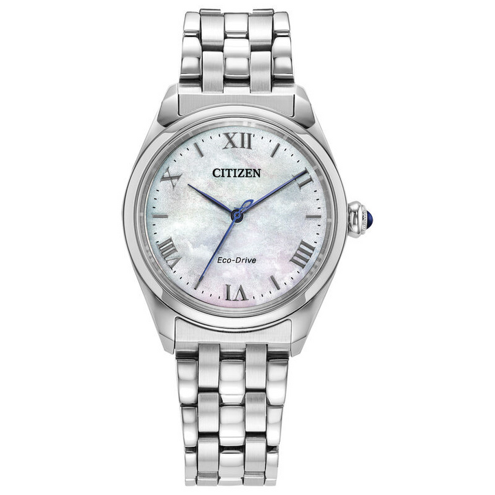 Stainless Steel L Classic Mother of Pearl Dial Ladies Watch by Citizen