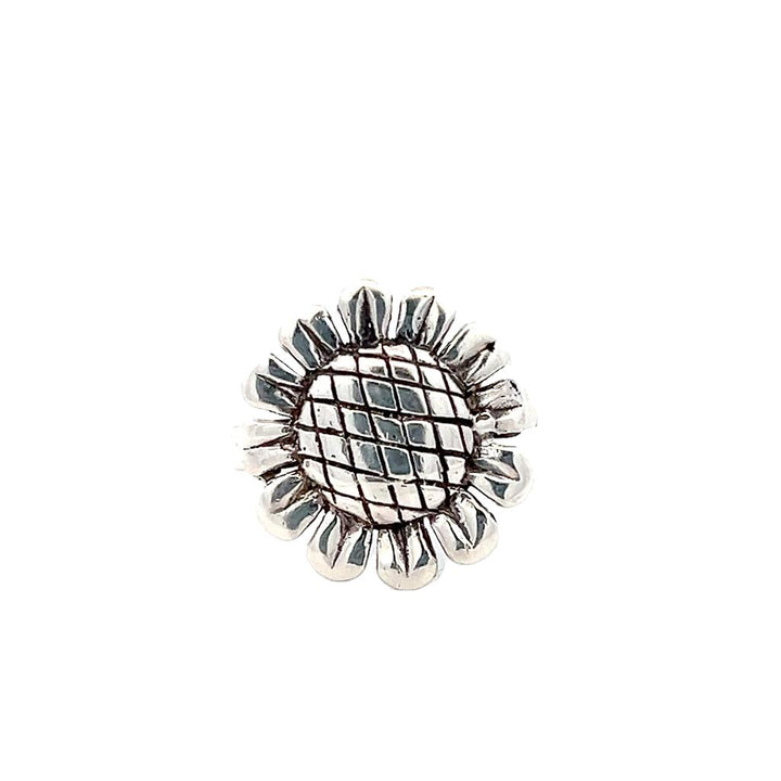 Estate Sterling Silver Sunflower Ring
