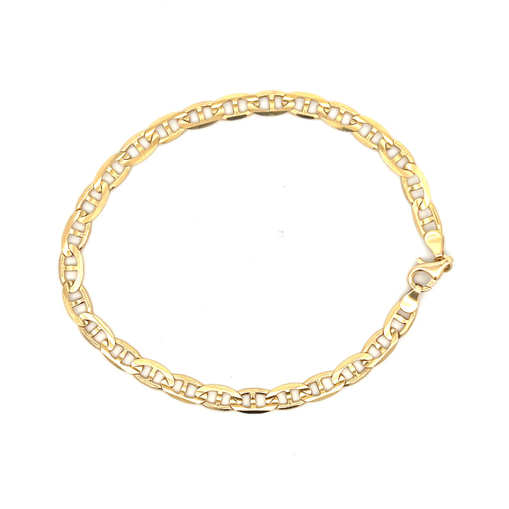 Estate 10K Yellow Gold Mariner Chain Bracelet