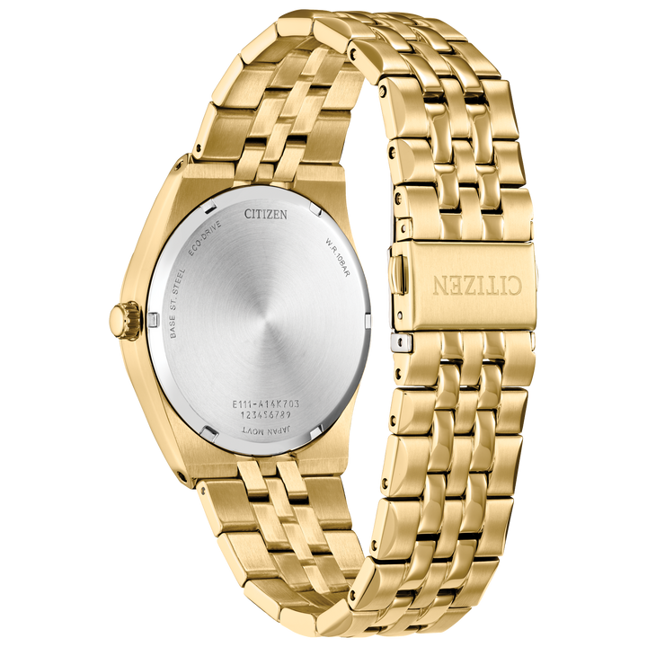 Gold-Tone Stainless Steel Eco Drive Corso Watch by Citizen