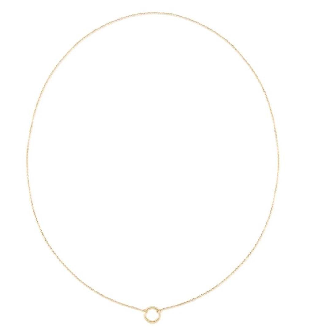 14K Yellow Gold Charm Connector Necklace by Aurelie Gi