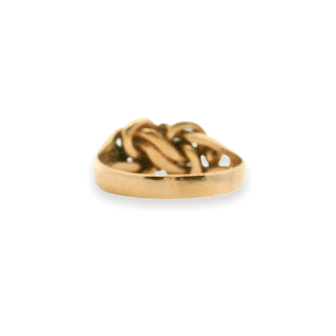Estate 14K Yellow Gold Antique Edwardian Love Knot Ring
