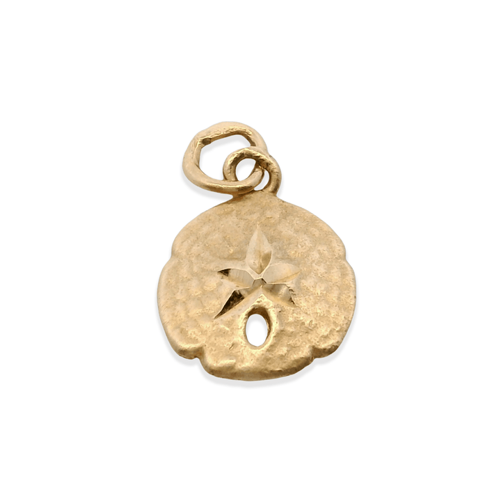 Estate 14K Yellow Gold Sand Dollar Charm