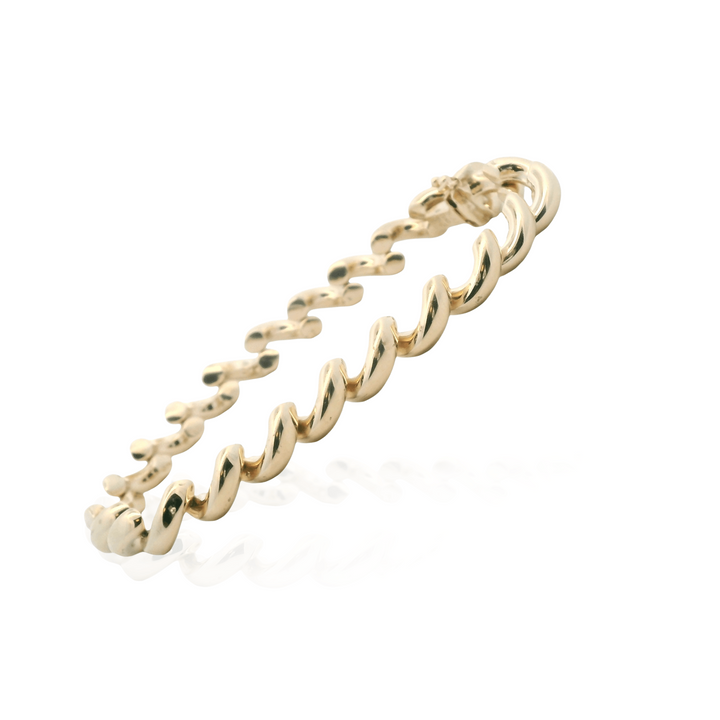 Estate 14K Yellow Gold San Marco Link Bracelet