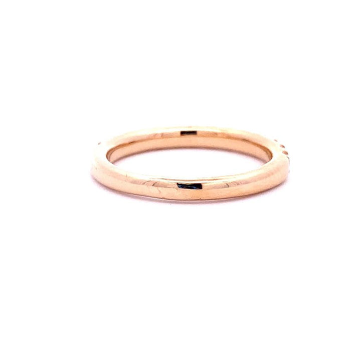 14K Yellow Gold 0.53ctw Round Diamond Classic Wedding Band