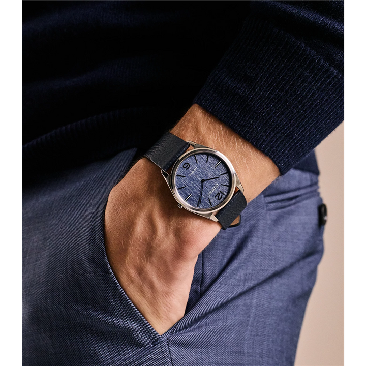 Stainless Steel Eco Drive Blue Dial Suratto Watch by Citizen