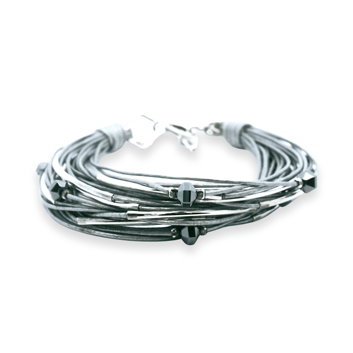 Estate Sterling Silver Multi-Strand Wire Bracelet