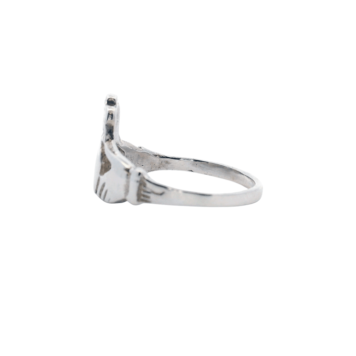 Estate Sterling Silver Claddagh Ring