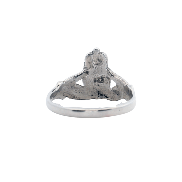 Estate Sterling Silver Claddagh Ring