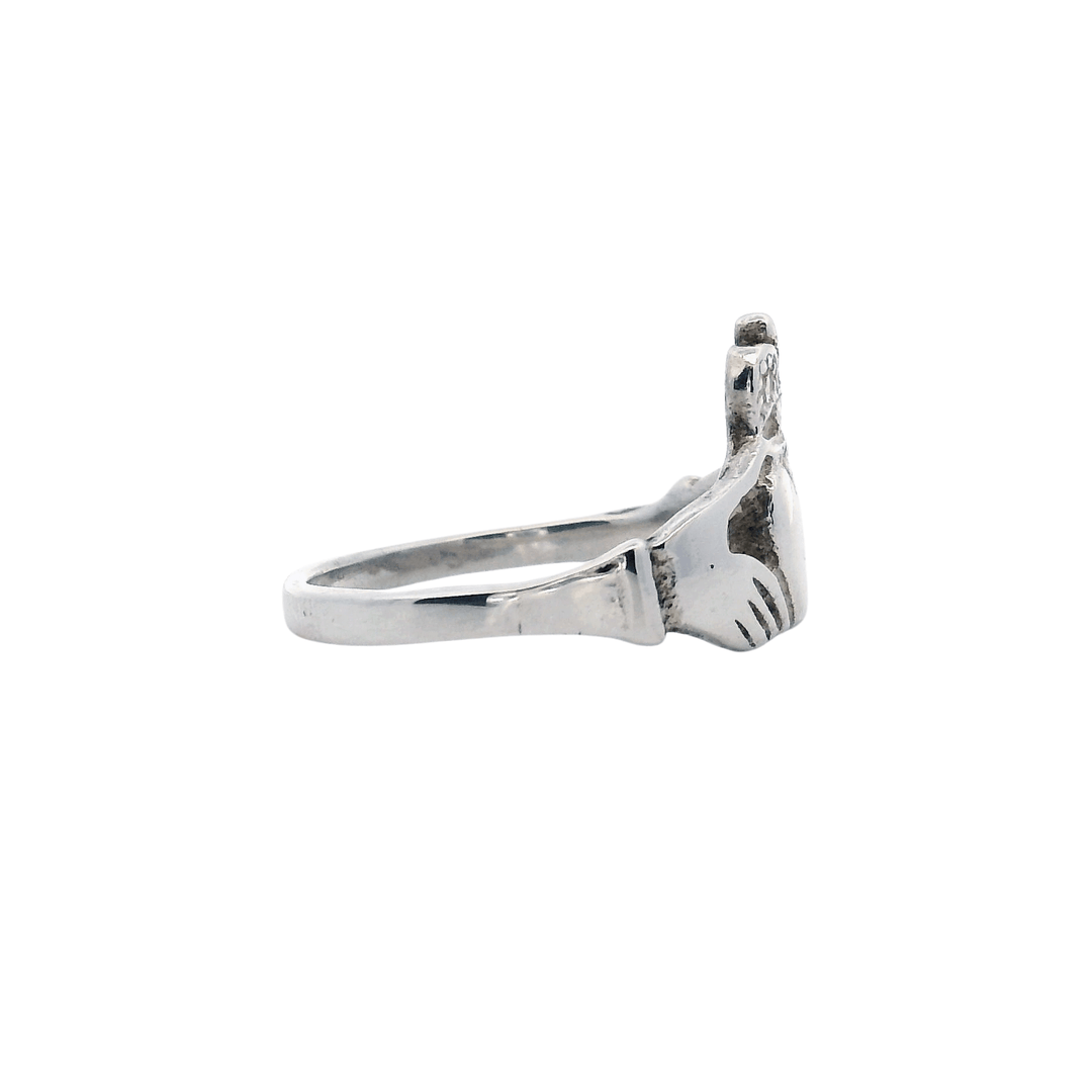 Estate Sterling Silver Claddagh Ring