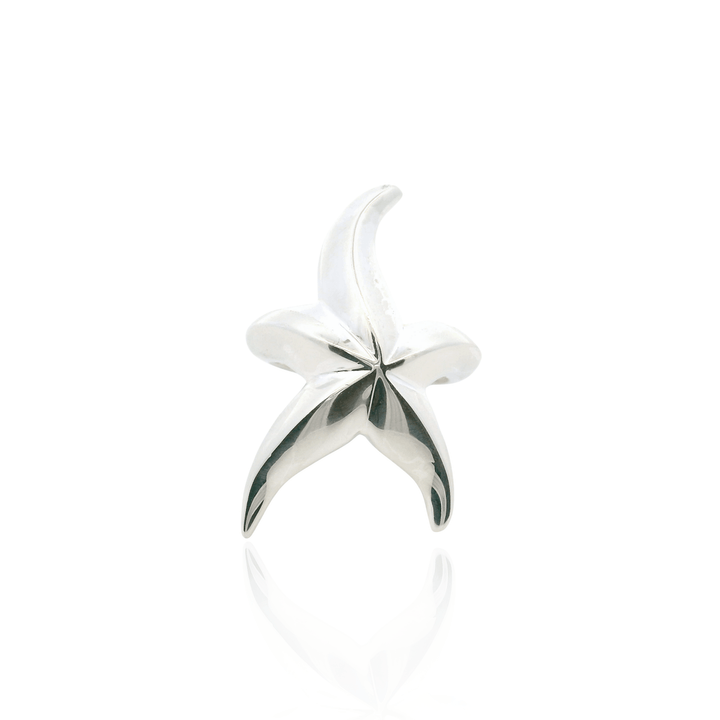 Estate Sterling Silver Polished Seastar Ring