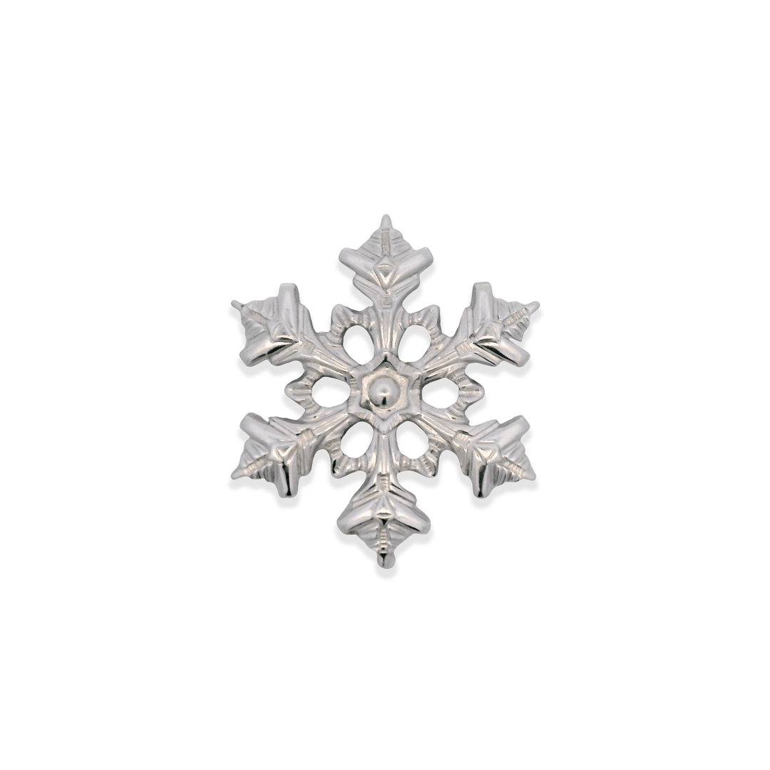 Estate Sterling Silver Snowflake Pendant